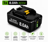 EXPERT Makita LXT 18V 8.0Ah Li-ion Accu – BL1830B t/m BL1860B