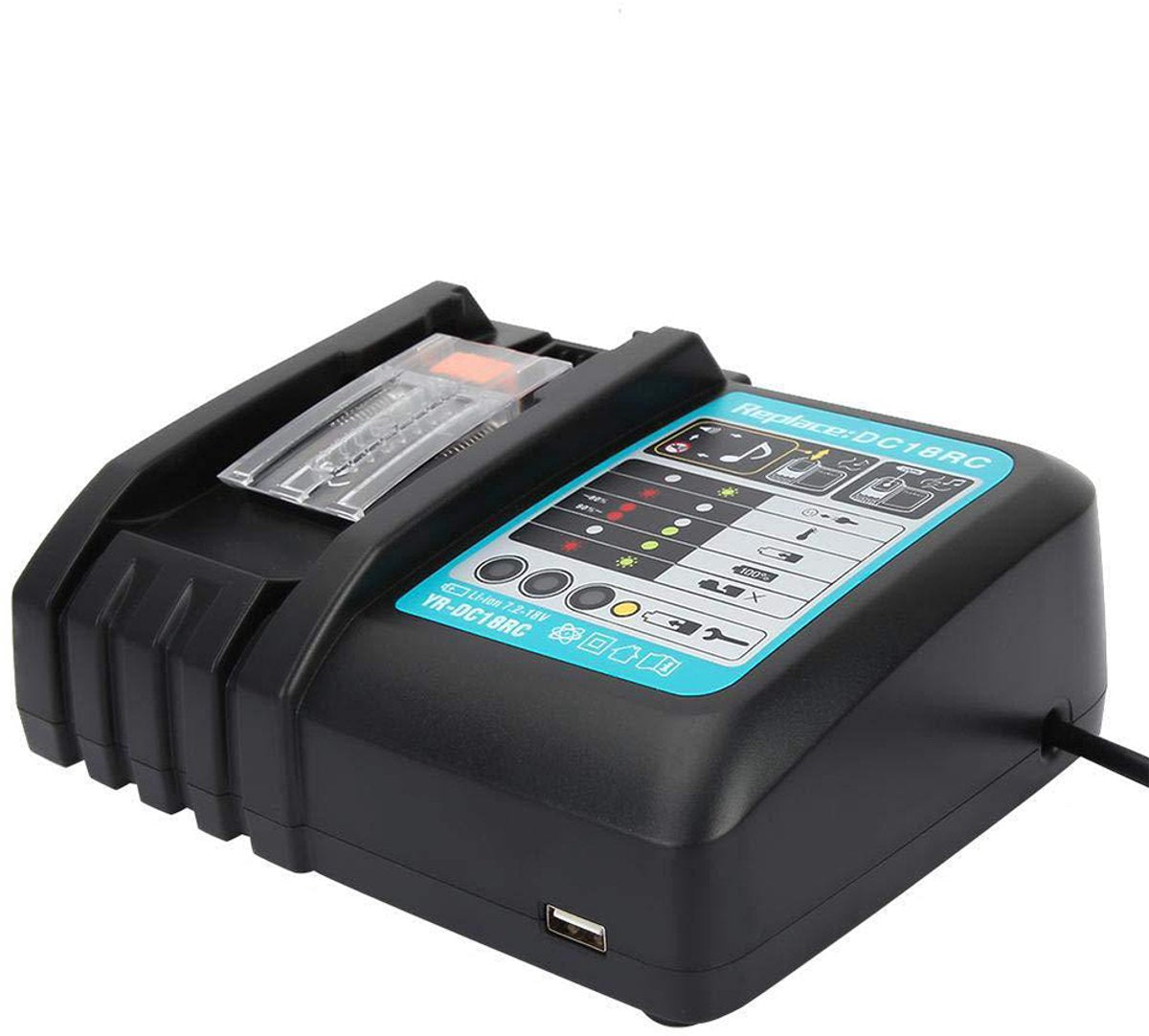 Makita DC18RC Snellader – 14.4V/18V Accu – BL1850 – Vervanging DC18RA