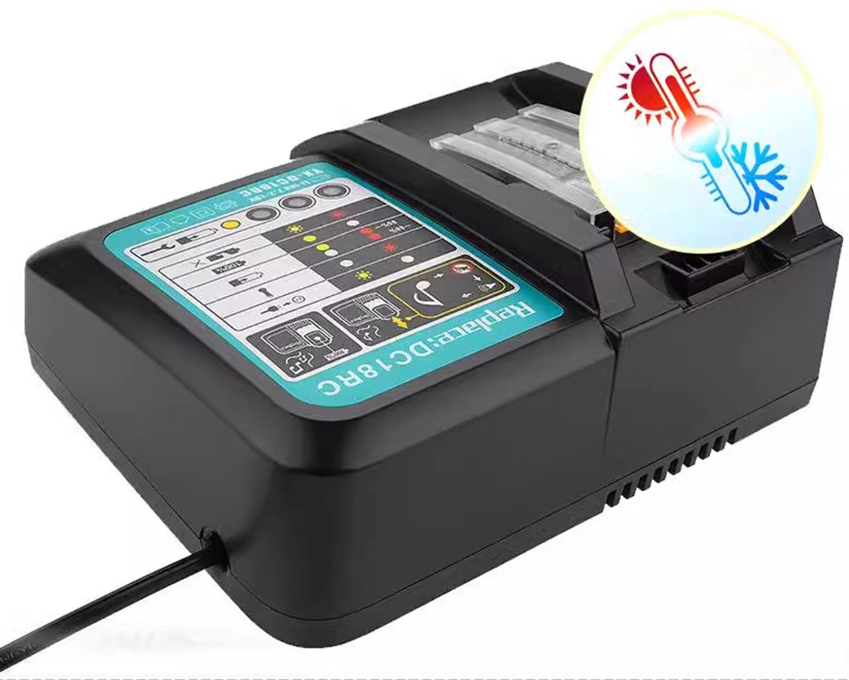 Makita DC18RC Snellader – 14.4V/18V Accu – BL1850 – Vervanging DC18RA