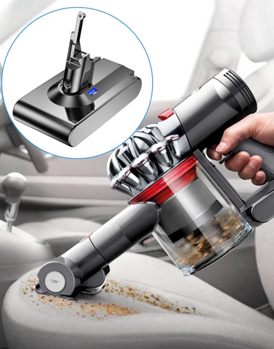 EXPER Premium Dyson V8 5000mAh Li-ion Accu + Filterset