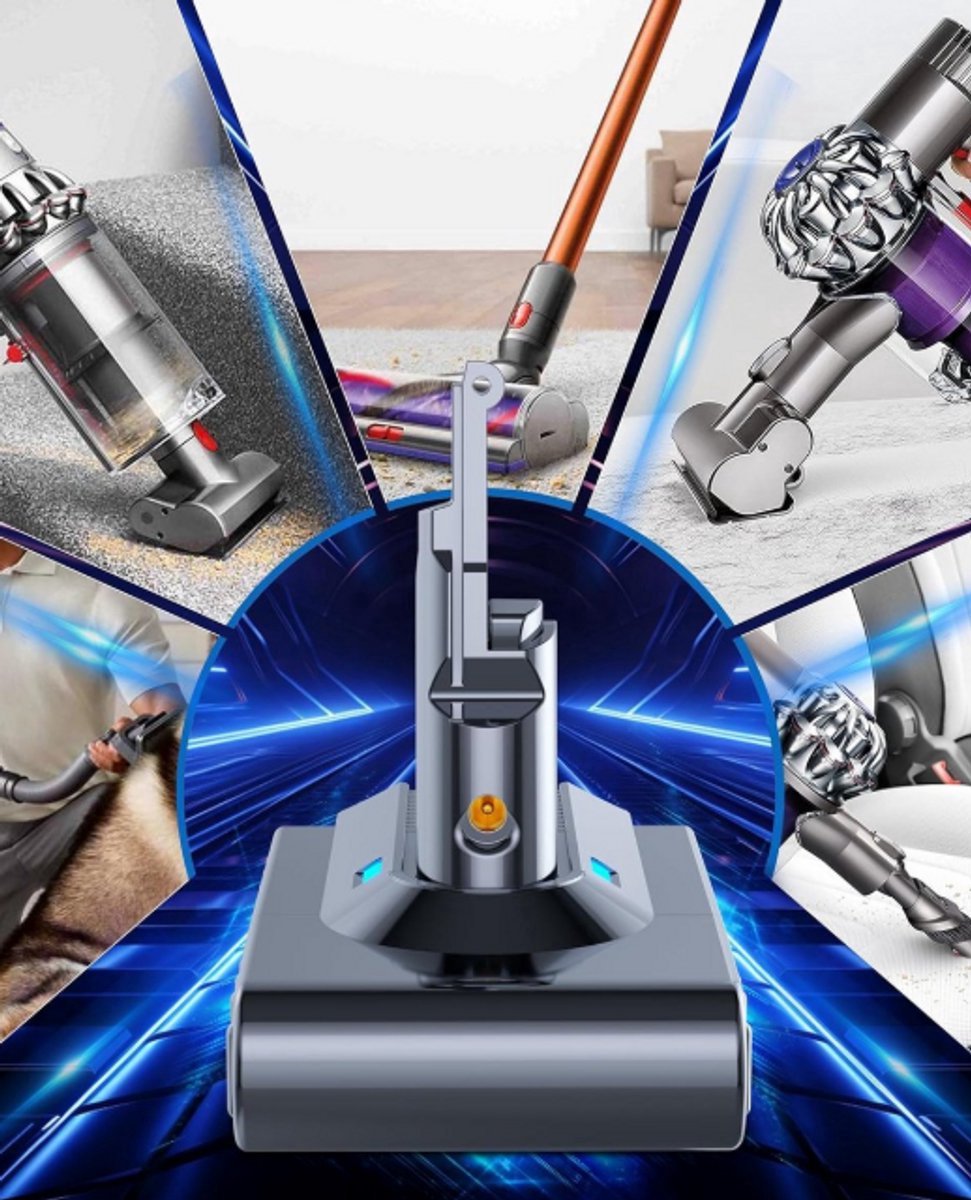 EXPER Premium Dyson V8 4000mAh Li-ion Accu + Filterset